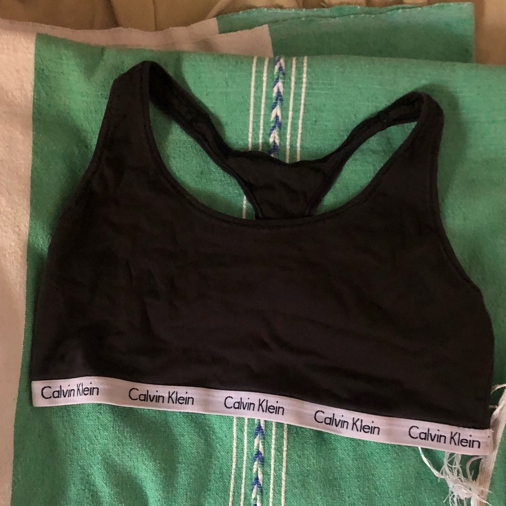 Black Calvin Klein Sports Bra